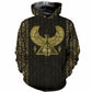 Collection Eye Of Horus And Hieroglyphs Art – 3D Hoodie