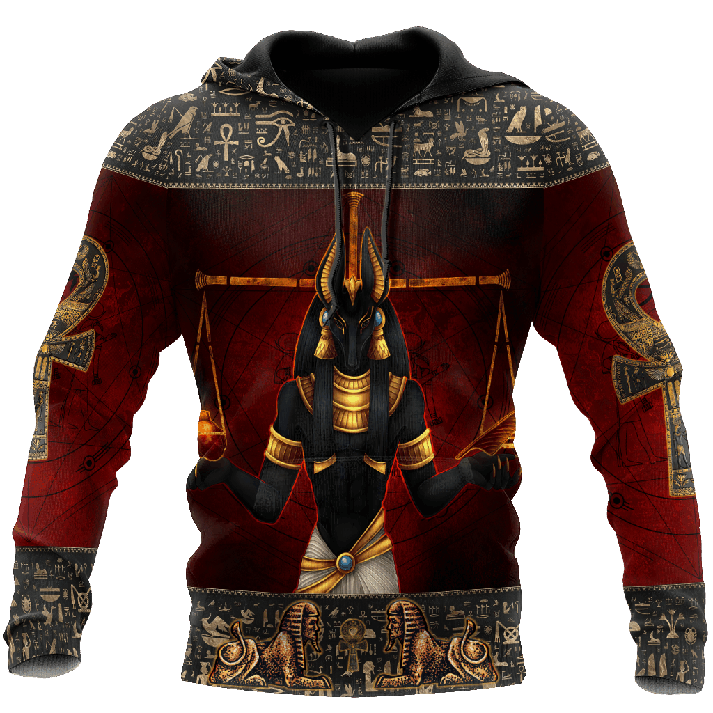 Collection Ancient Egypt Anubis Art – 3D Hoodie