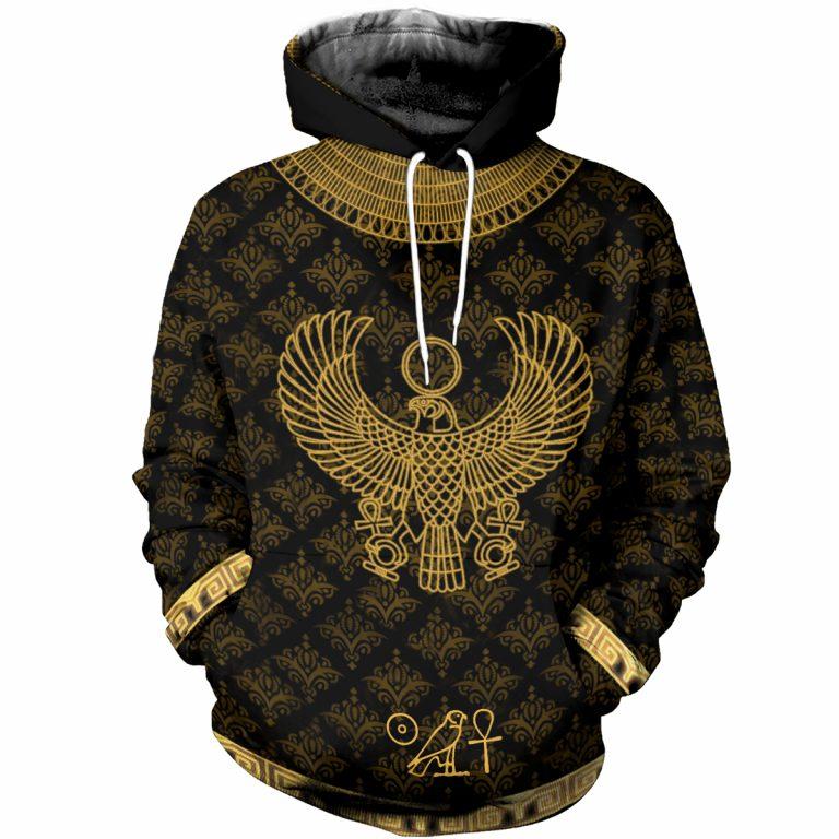 Collection Egyptian Horus God Art – 3D Hoodie