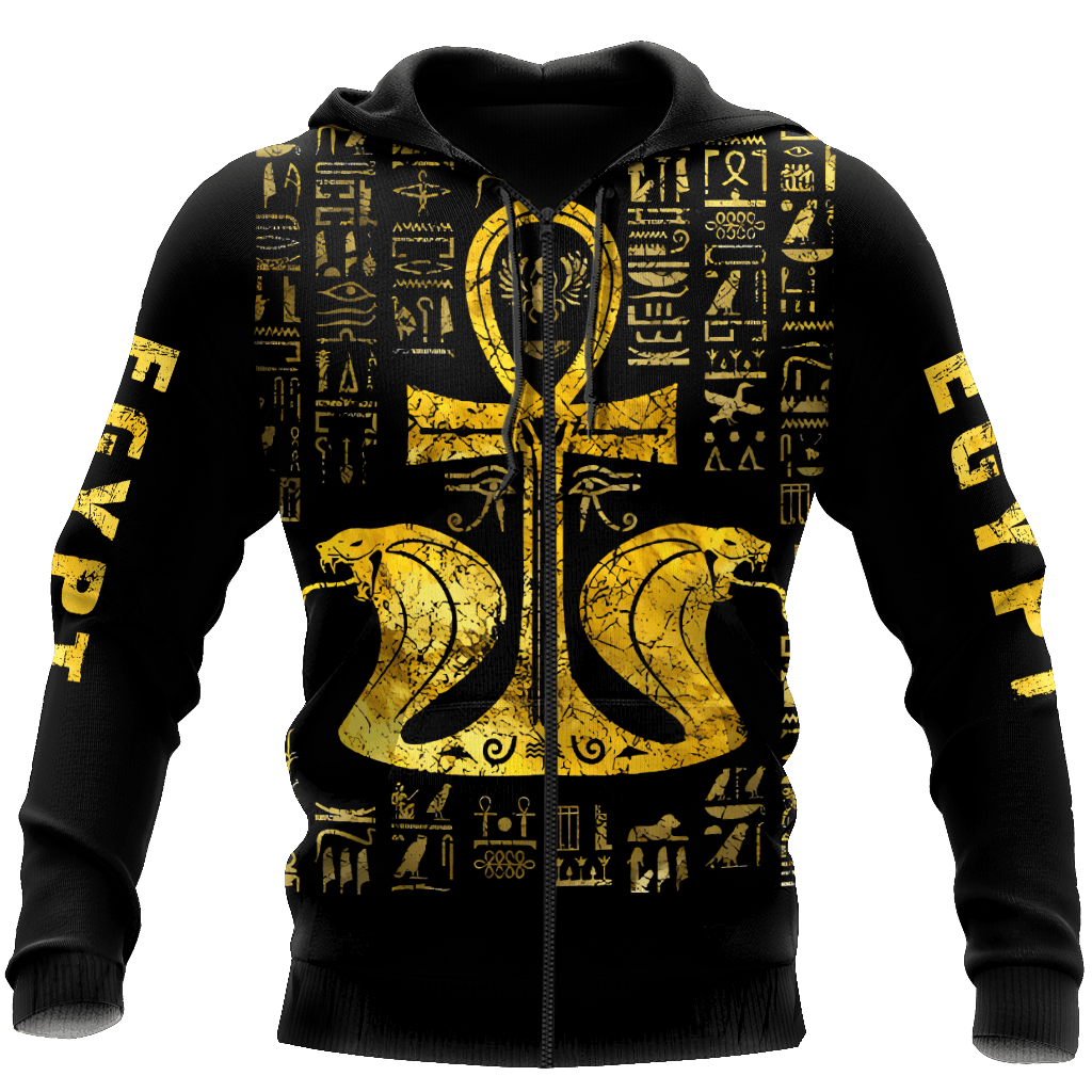 Collection Ancient Egypt Ankh Art – 3D Hoodie