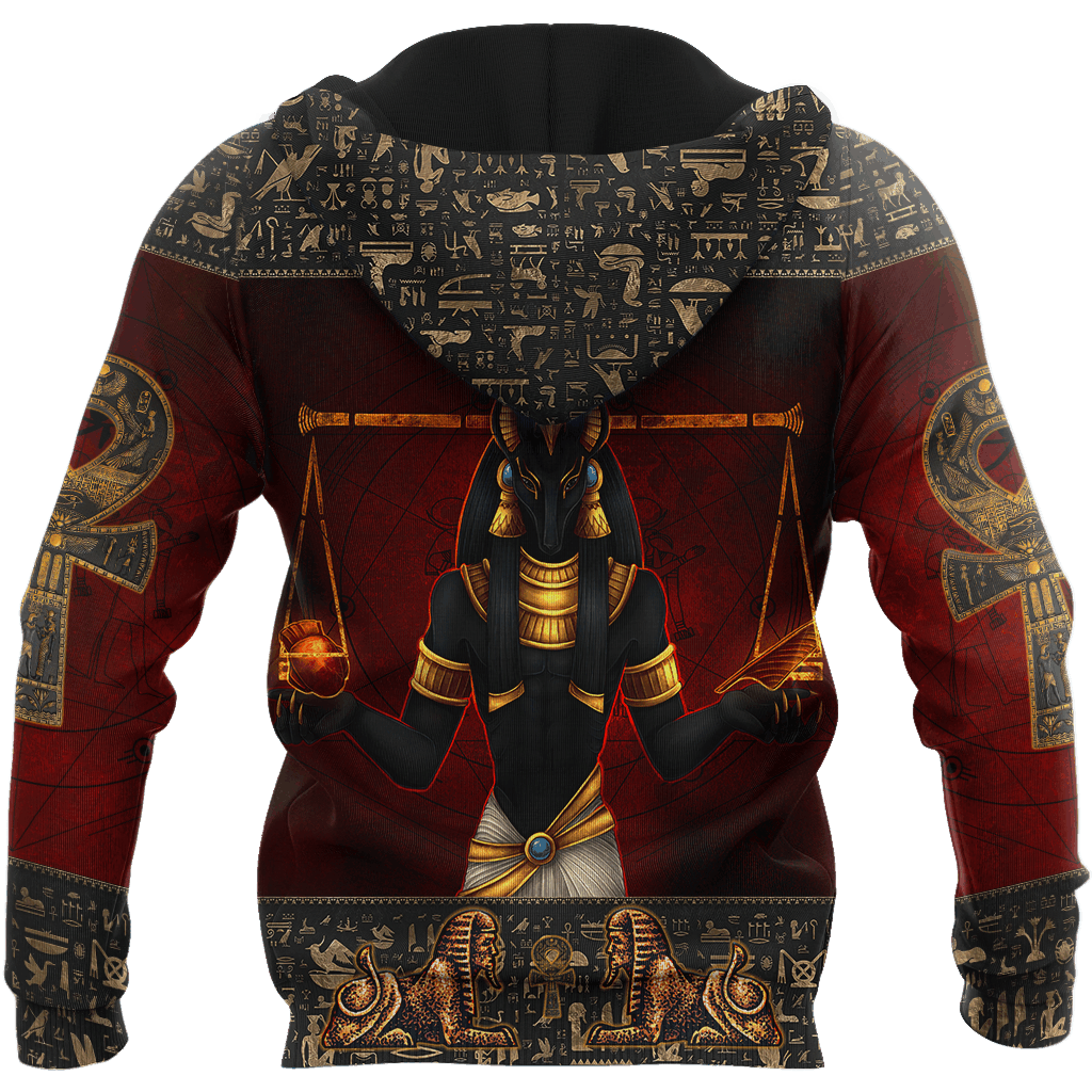 Collection Ancient Egypt Anubis Art – 3D Hoodie