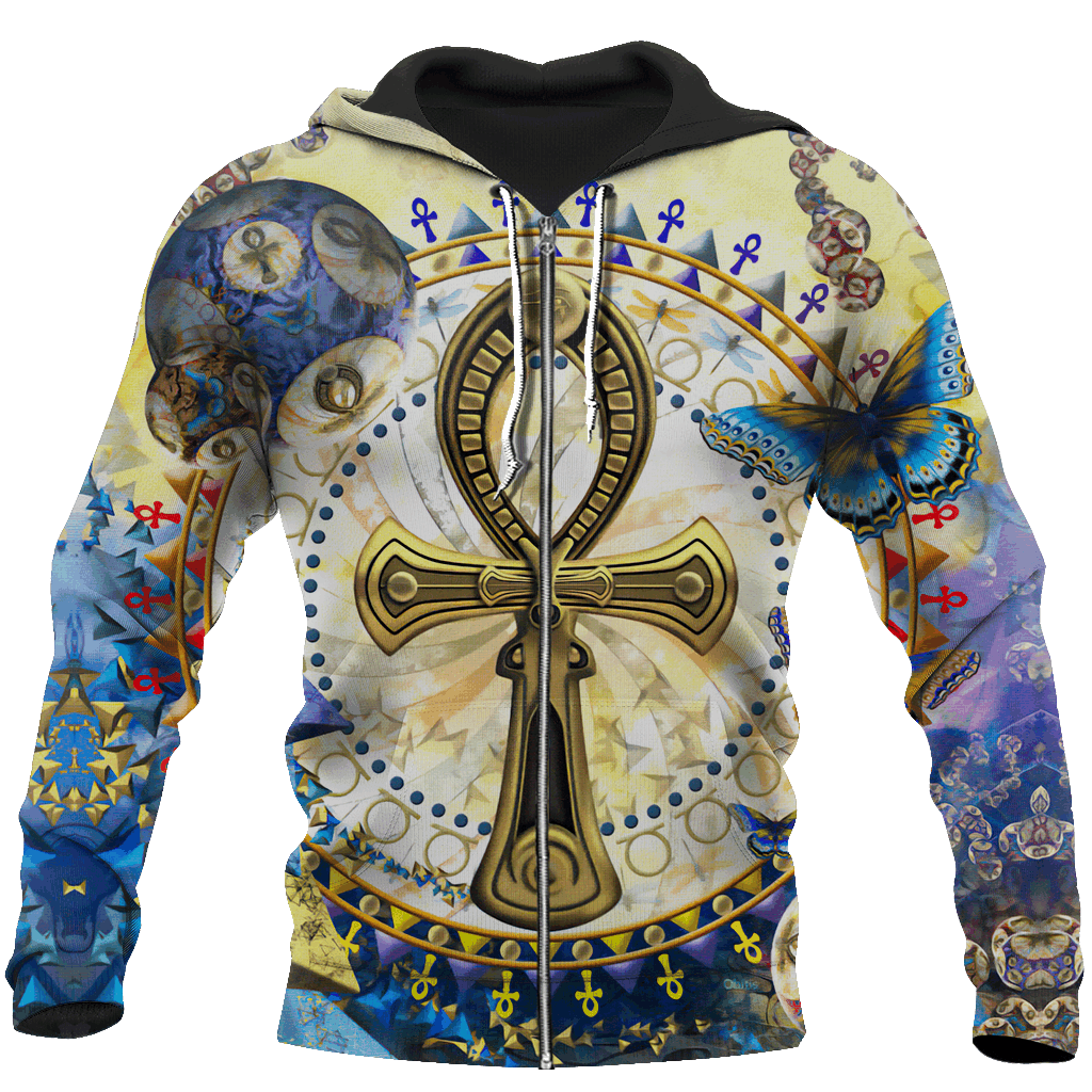 Collection Egyptian Ankh Symbol Art – 3D Hoodie