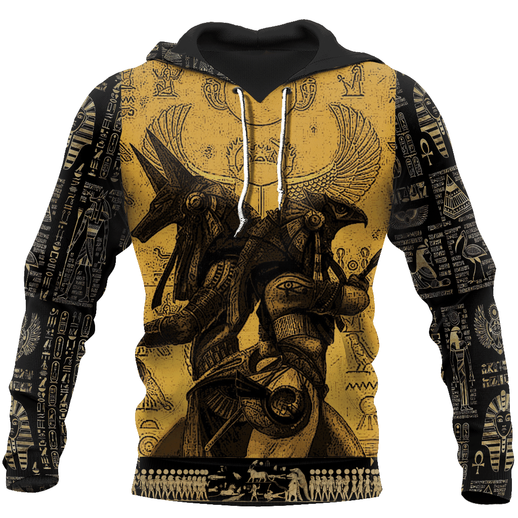 Collection Ancient Egypt Anubis Art Style – 3D Hoodie