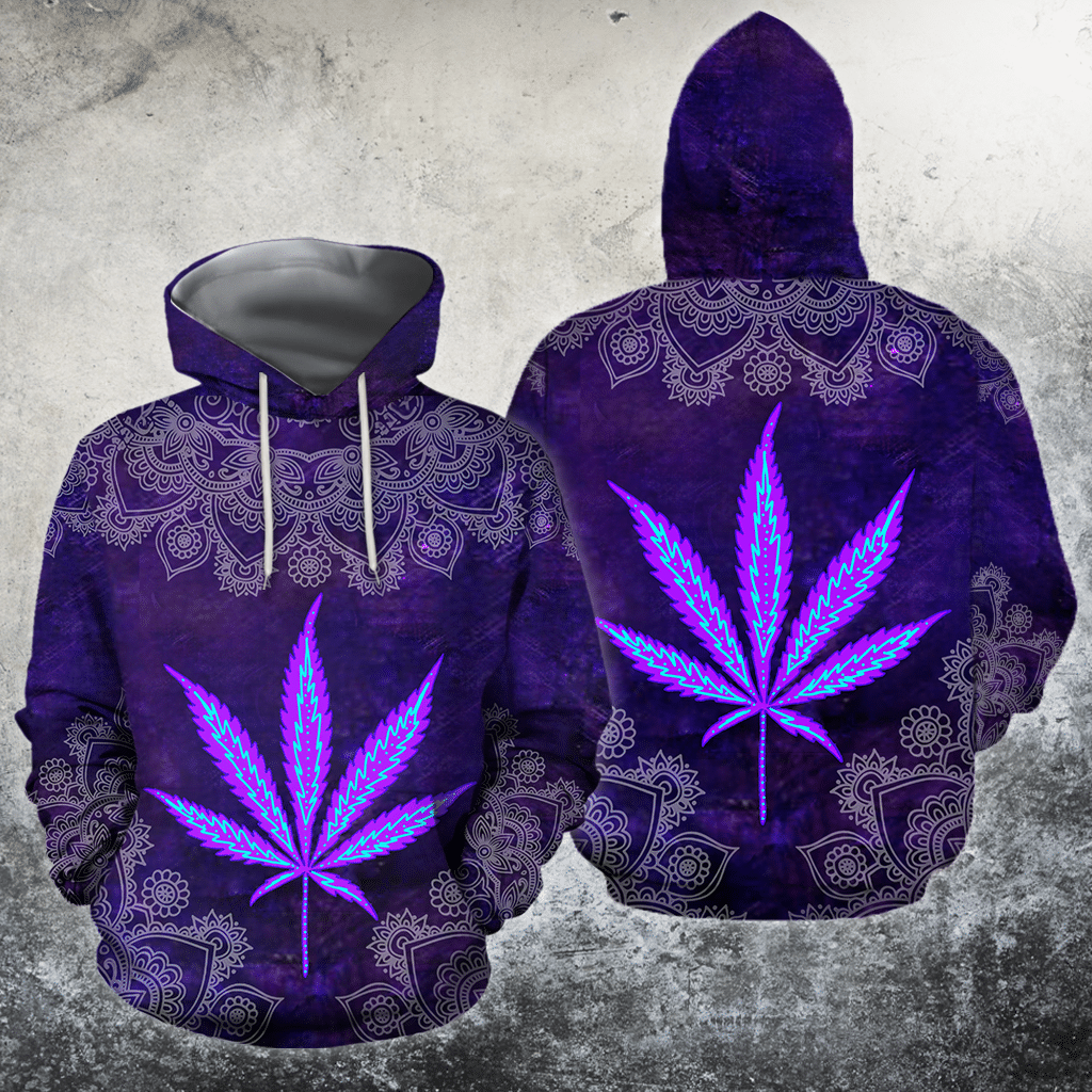 Collection Hippie Purple Art Design – 3D Hoodie