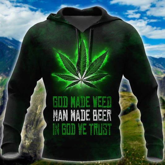 Collection Hippie Green Art Design – 3D Hoodie