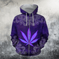 Collection Hippie Purple Art Design – 3D Hoodie