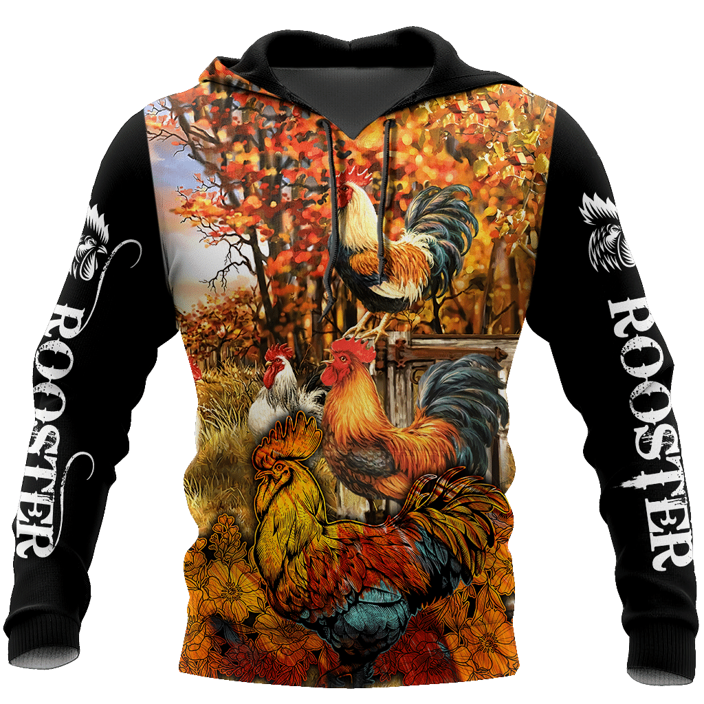Premium Rooster Art 14 - 3D Hoodie