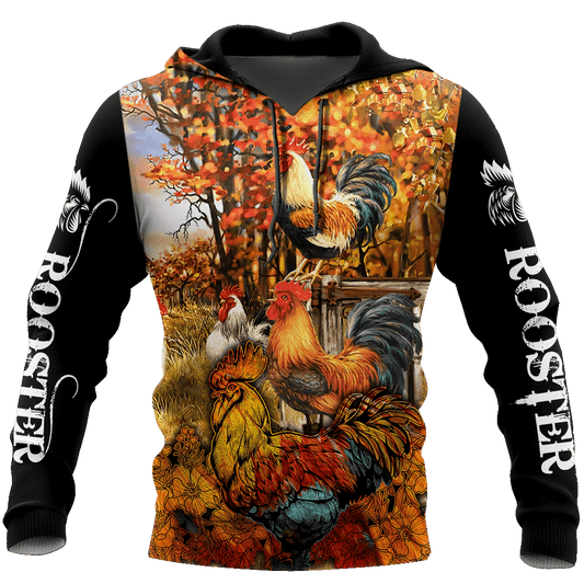 Premium Rooster Art 14 - 3D Hoodie