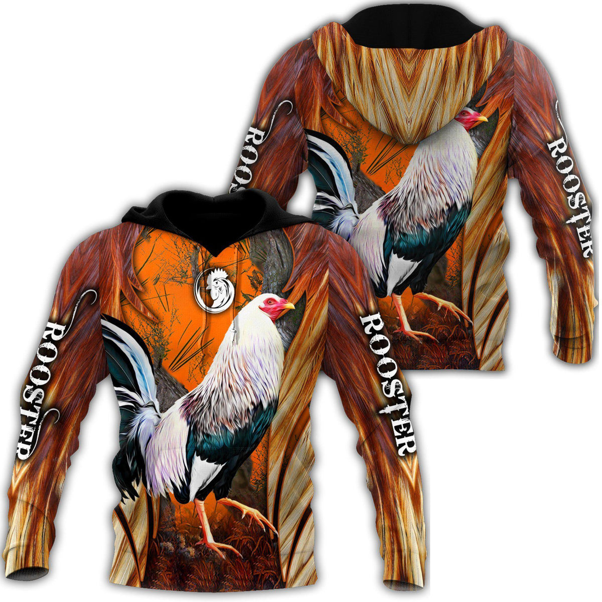Premium Rooster Art 6 - 3D Hoodie