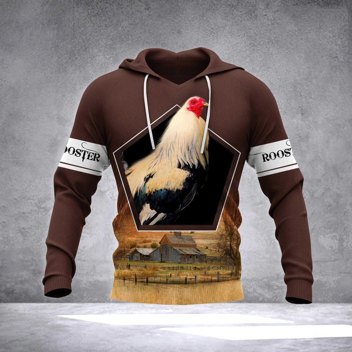 Premium Rooster Art 2 - 3D Hoodie