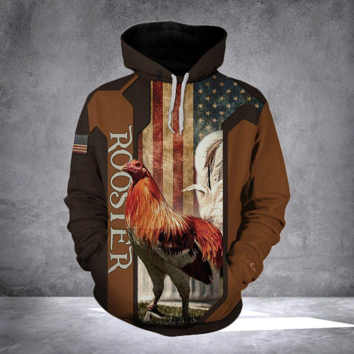 Premium Rooster Art 9 - 3D Hoodie