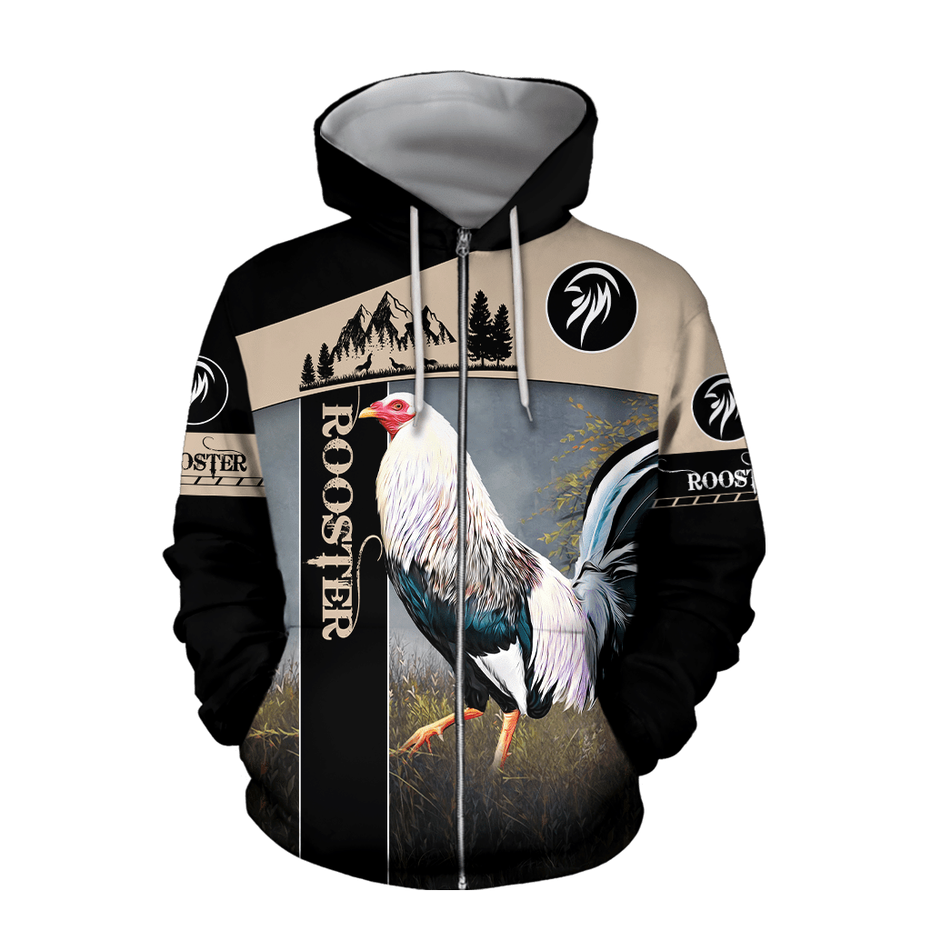 Premium Rooster Art 4 - 3D Hoodie