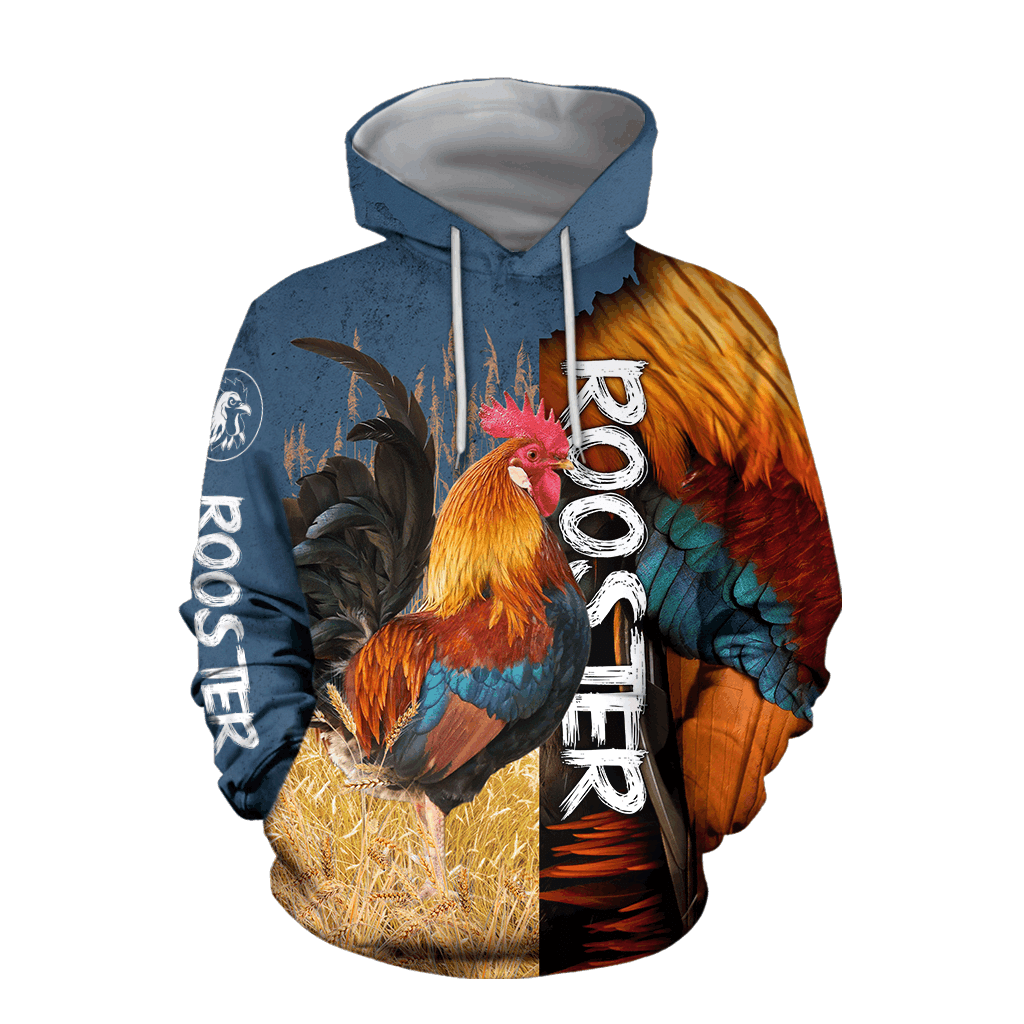 Premium Rooster Art 7 - 3D Hoodie