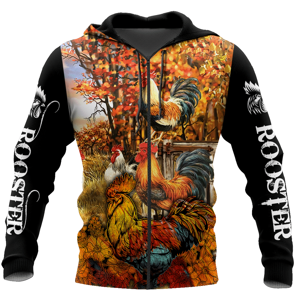 Premium Rooster Art 14 - 3D Hoodie