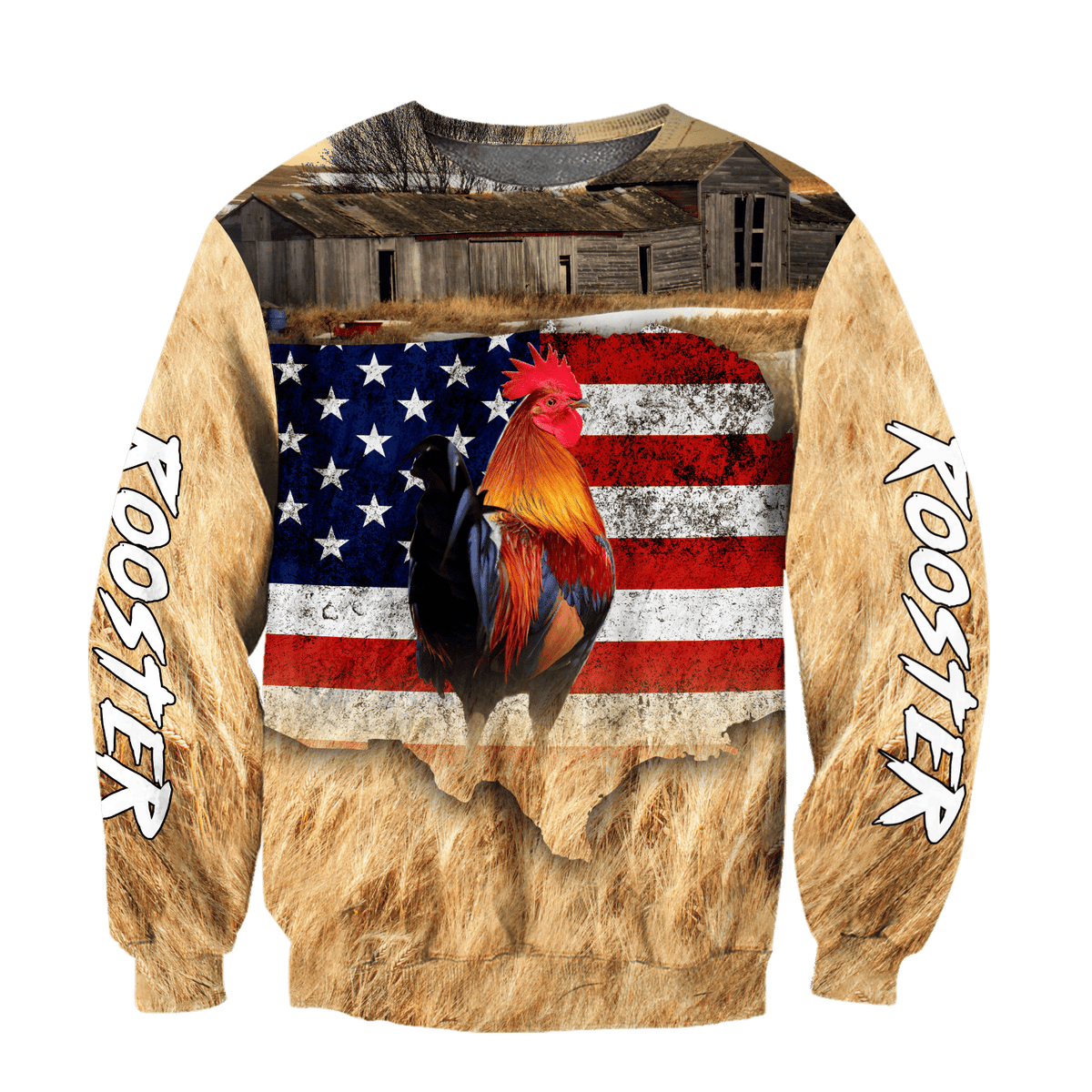 Hoodie Premium Rooster 3D All Over Printed Unisex Shirts -Owls Matrix