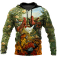 Premium Rooster Art 4 - 3D Hoodie