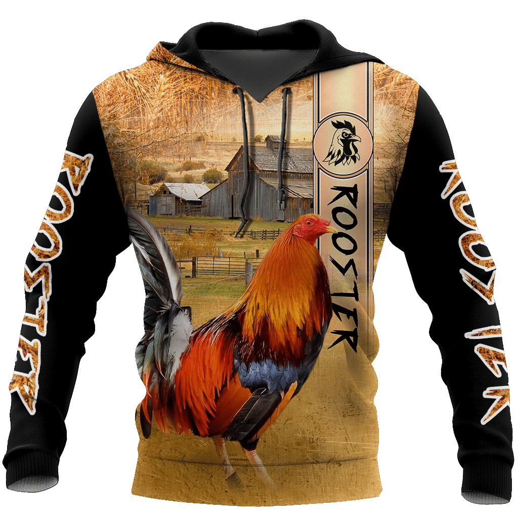 Premium Rooster Art 12 - 3D Hoodie
