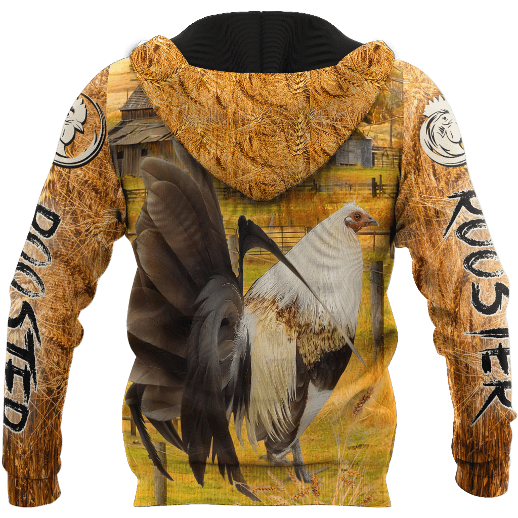Premium Rooster Art 6 - 3D Hoodie