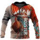 Premium Rooster Art 3 - 3D Hoodie