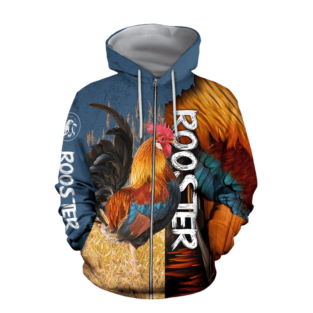 Premium Rooster Art 7 - 3D Hoodie