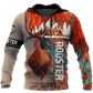 Premium Rooster Art 3 - 3D Hoodie