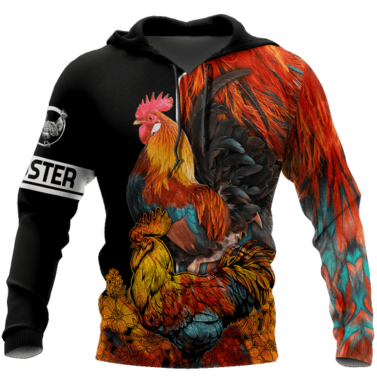 Premium Rooster Quote Art - 3D Hoodie