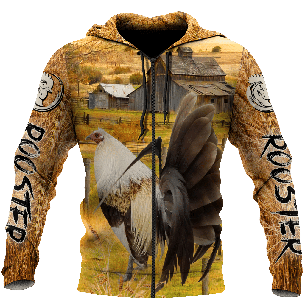Premium Rooster Art 6 - 3D Hoodie