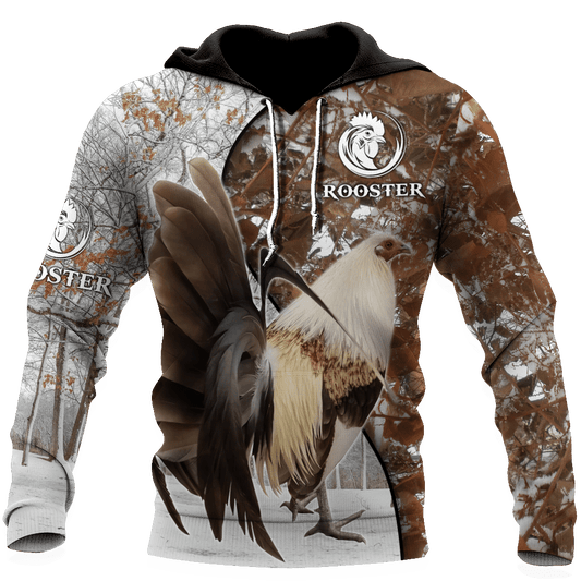 Premium Rooster Art - 3D Hoodie