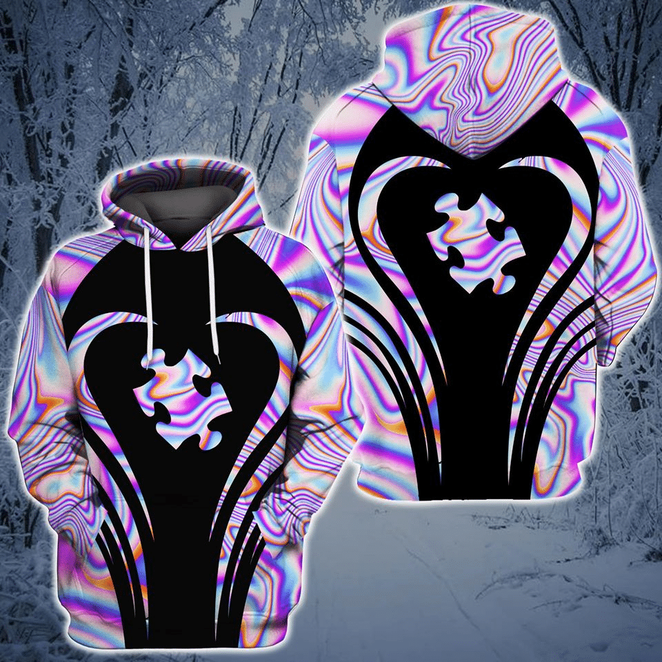 Collection Autism Mom Support Quote – 3D Hoodie