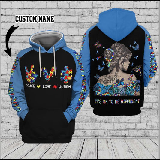 Collection Autism Awareness Design – 3D Hoodie