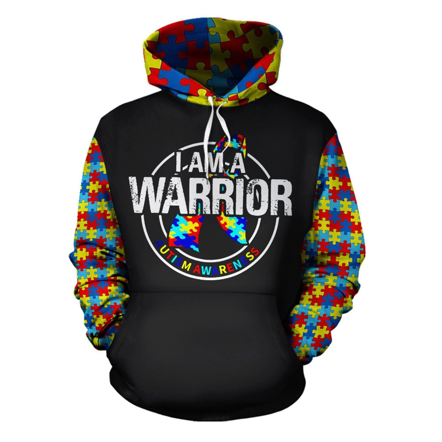 Collection Autism Warrior Quote Design – 3D Hoodie