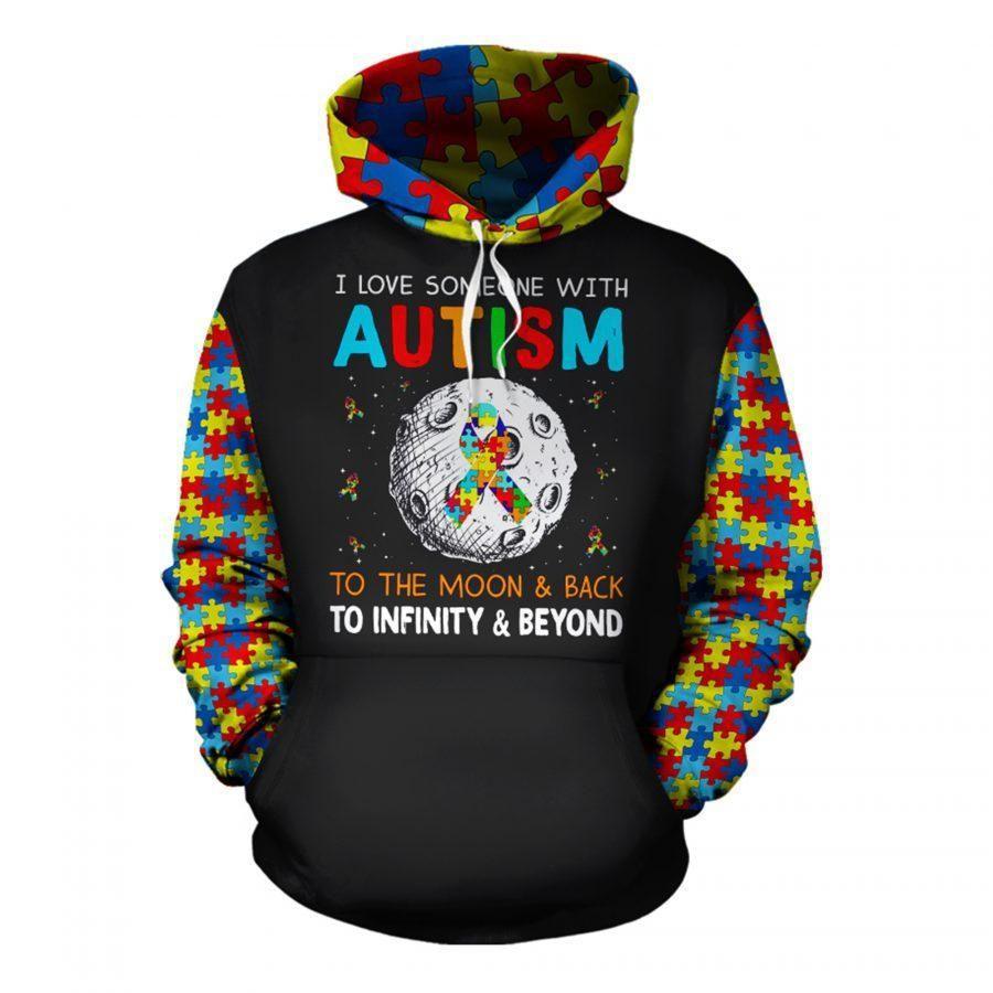 Collection I Love Someone With Autism – 3D Hoodie