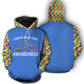 Collection Wear Blue Autism Awareness – 3D Hoodie
