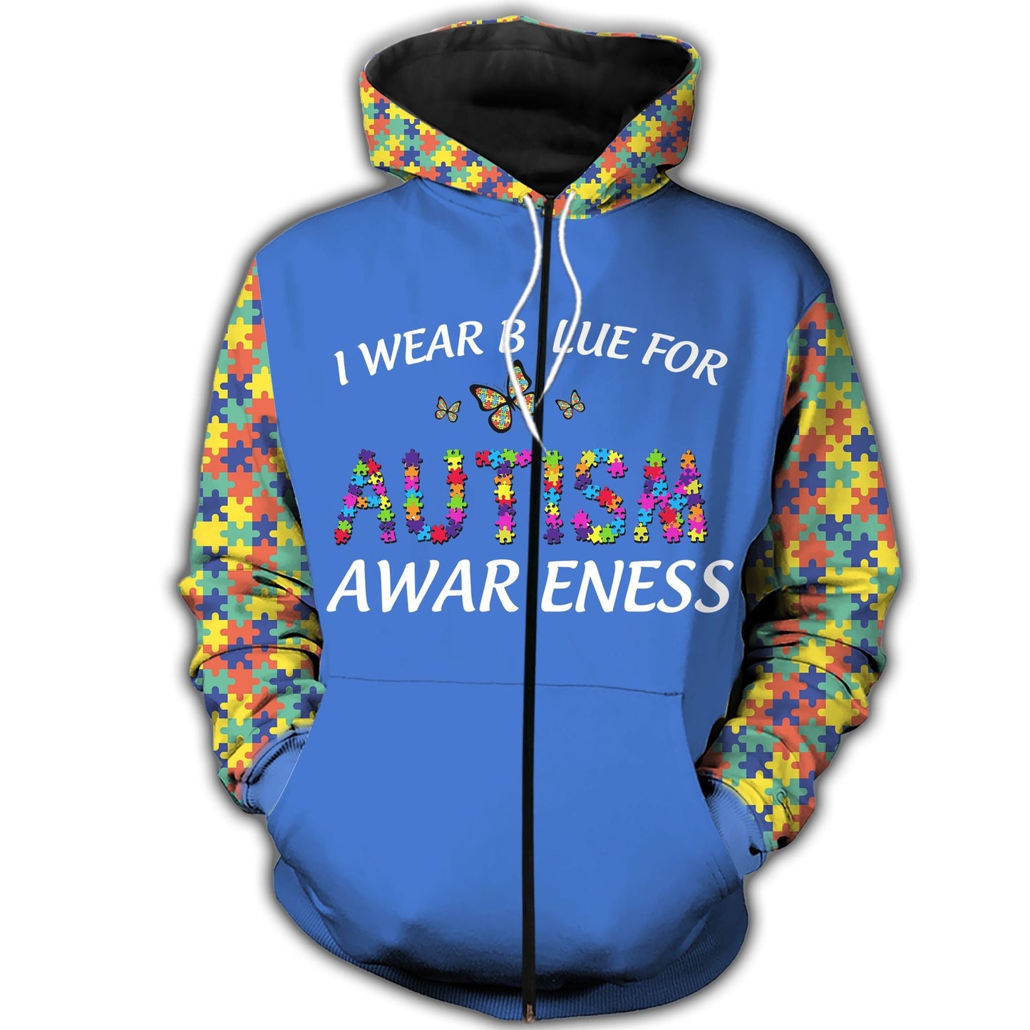 Collection Wear Blue Autism Awareness – 3D Hoodie