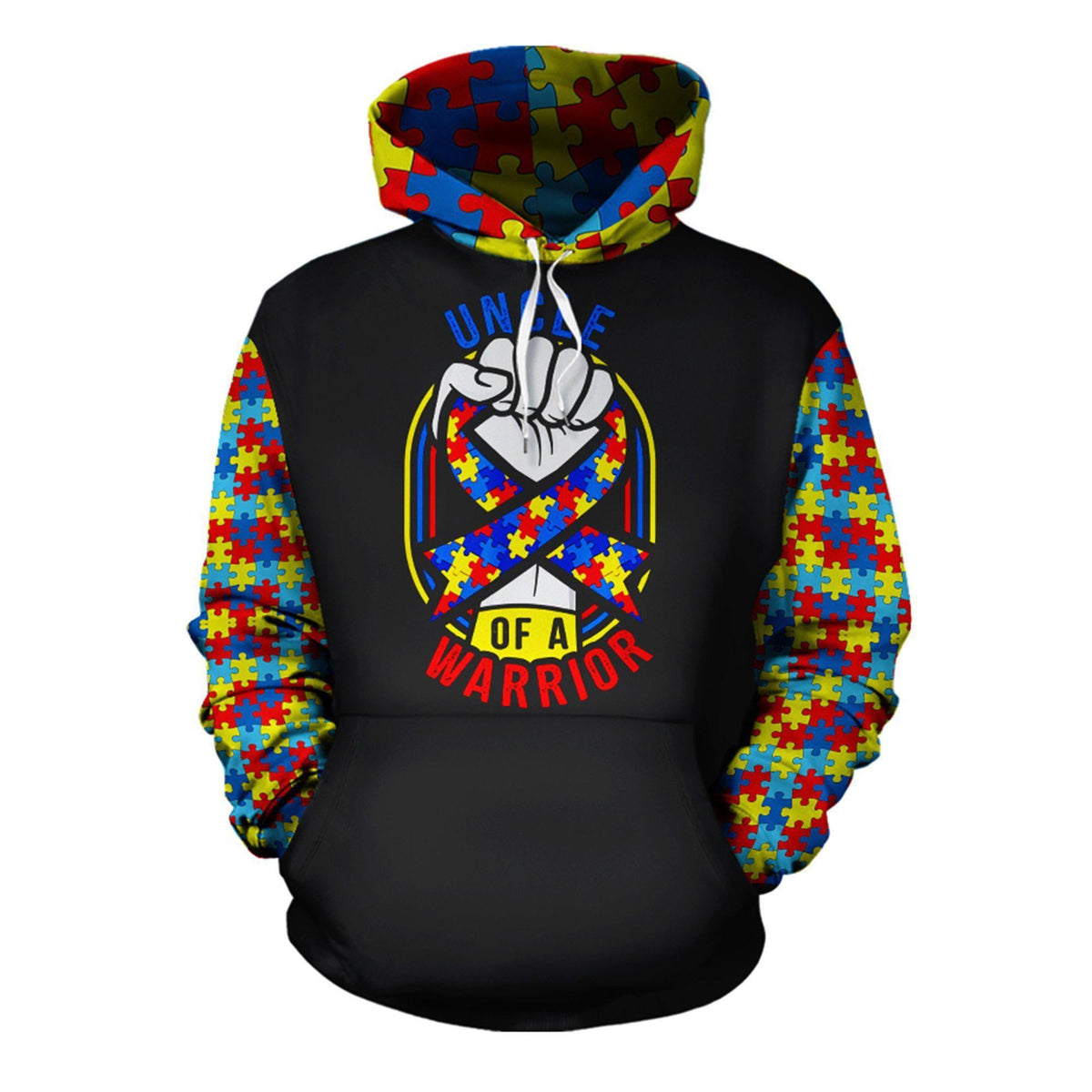 Collection Autism Warrior Design – 3D Hoodie