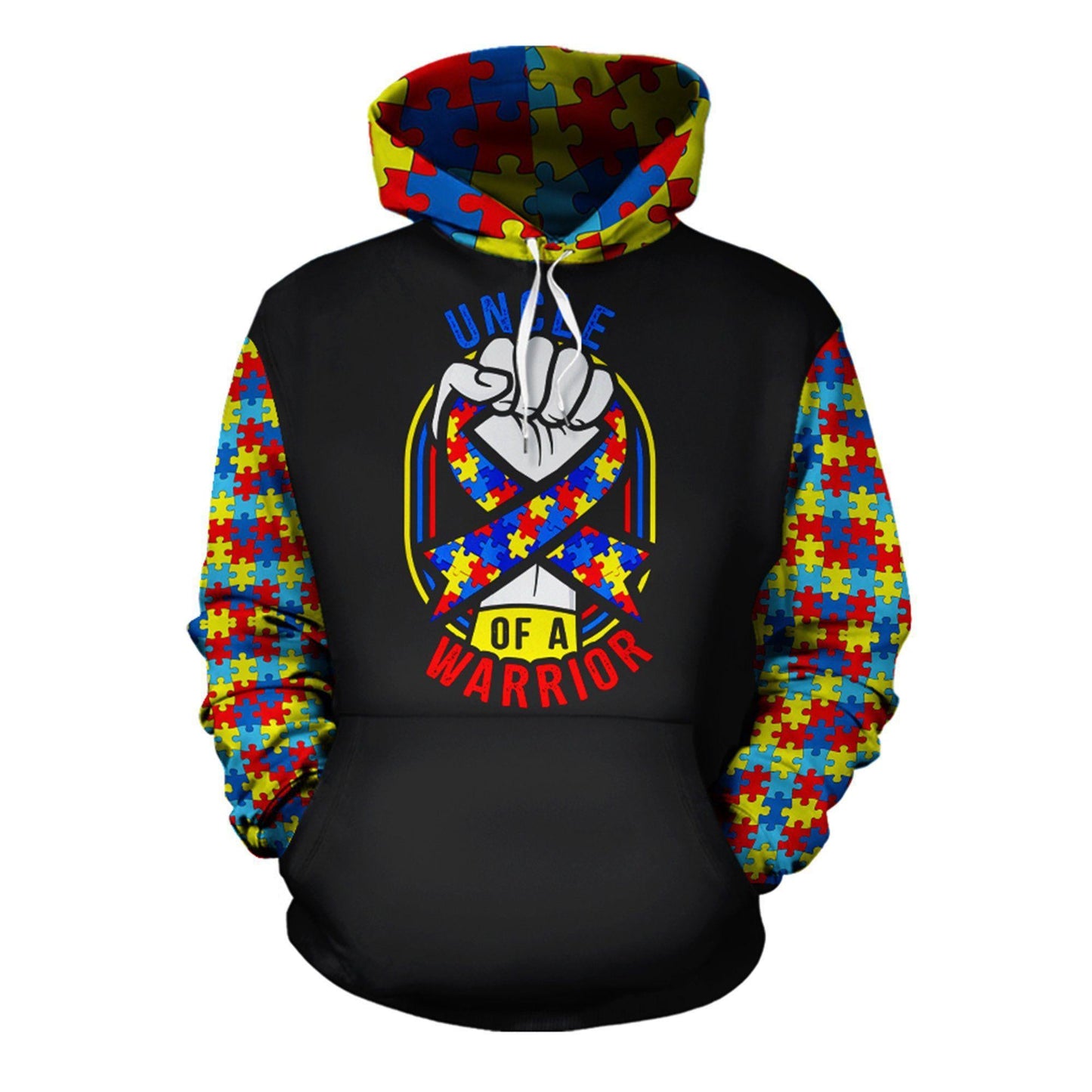 Collection Autism Warrior Design – 3D Hoodie