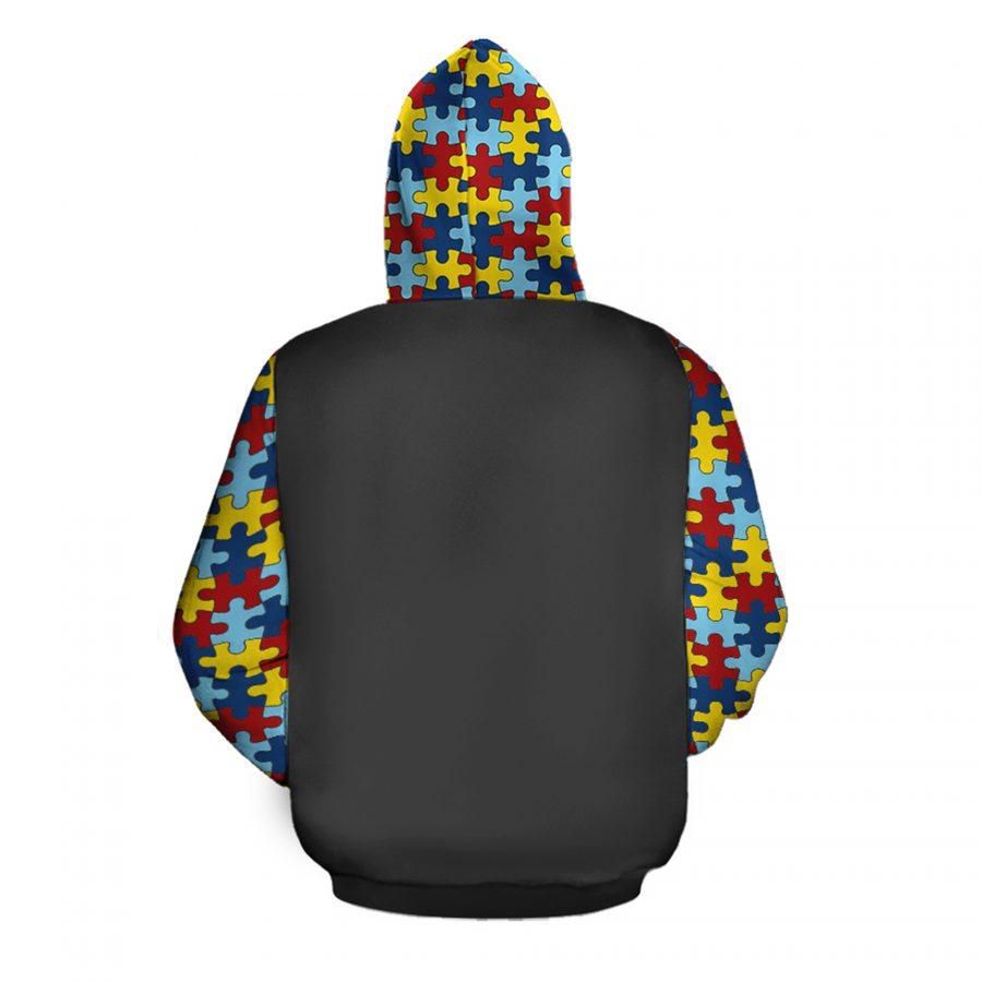 Collection Grandma Autism Never Gives Up – 3D Hoodie