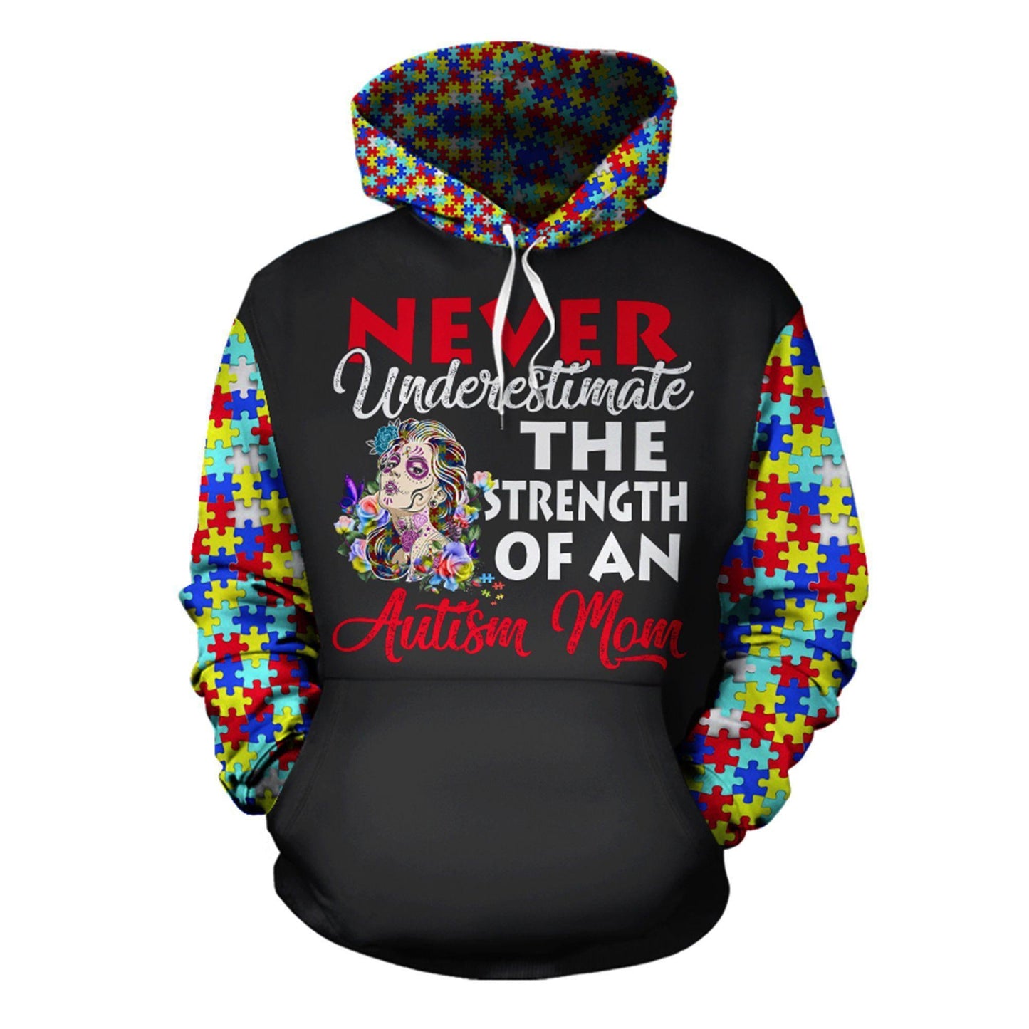 Collection Autism Ribbon Design – 3D Hoodie