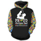 Collection Proud Autism Dad – 3D Hoodie