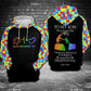 Collection To My Son Autism Message – 3D Hoodie
