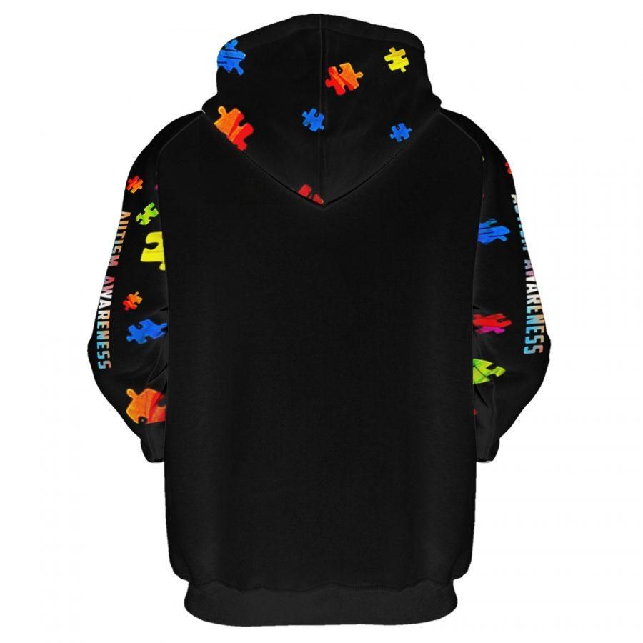 Collection Sunflower Autism Quote – 3D Hoodie
