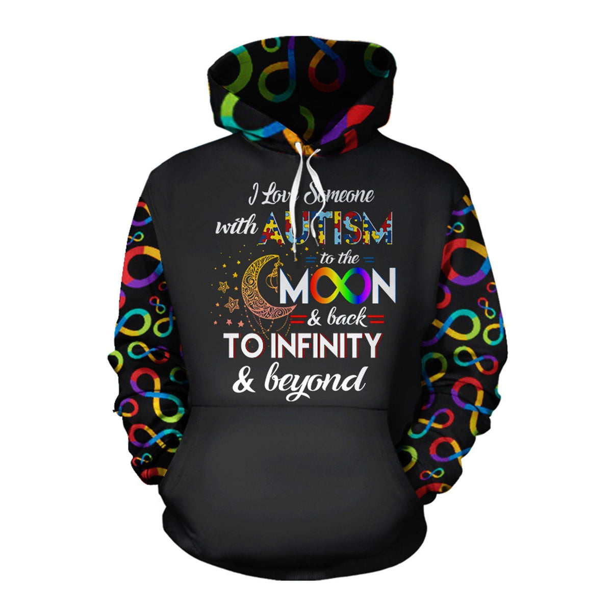 Collection Autism Support Quote – 3D Hoodie