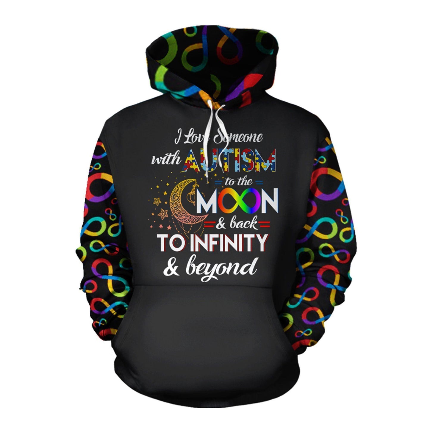 Collection Autism Support Quote – 3D Hoodie