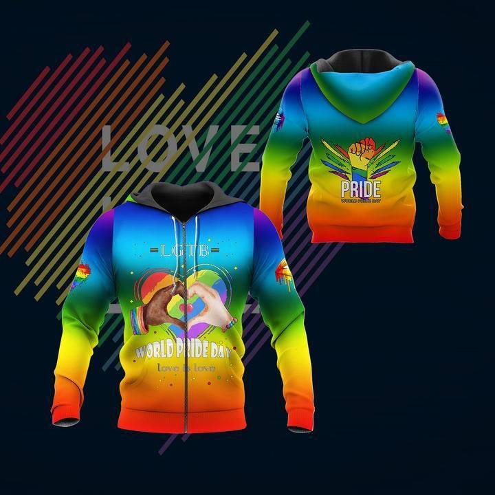 Collection Custom Pride Rainbow Design – 3D Hoodie