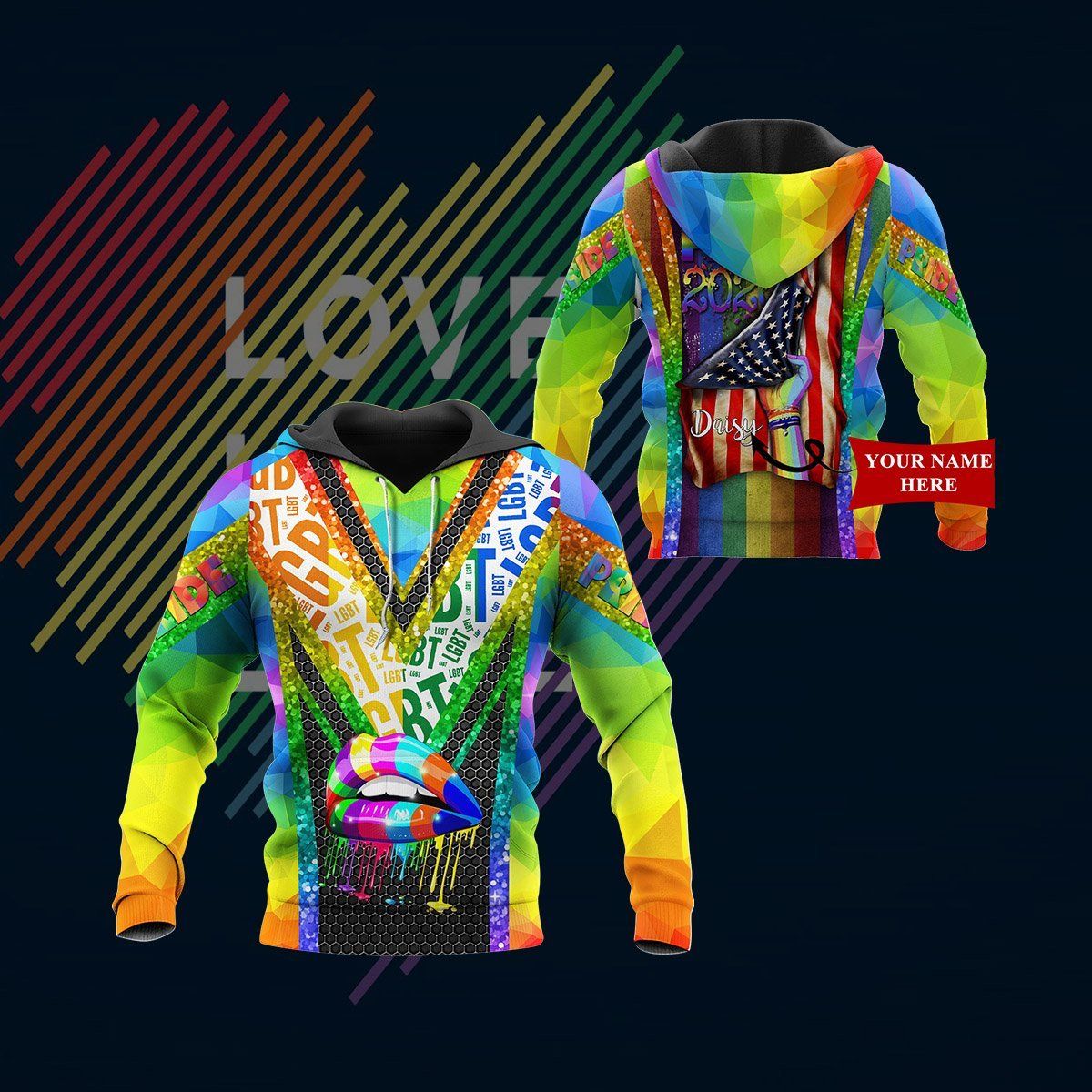 Collection Custom Pride Design Ver 3 – 3D Hoodie