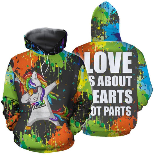 Collection Rainbow Unicorn Pride Design – 3D Hoodie