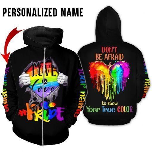 Collection Love Is Love Pride Design – 3D Hoodie