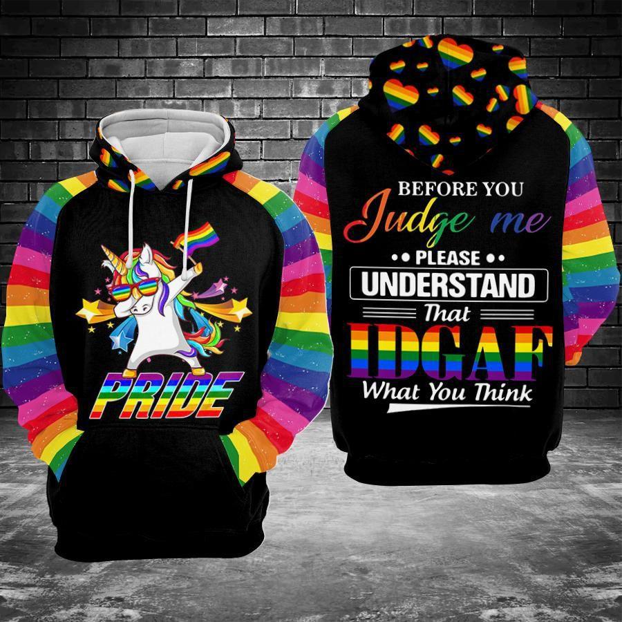 Collection Unicorn Pride Quote Design – 3D Hoodie