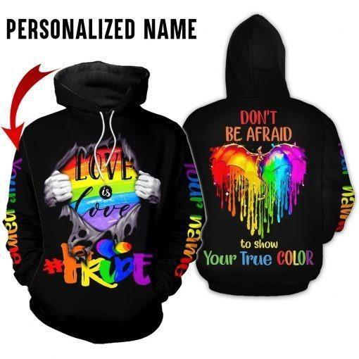 Collection Love Is Love Pride Design – 3D Hoodie
