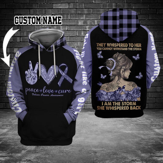 Awareness They Whispered To Her Quote – 3D Hoodie